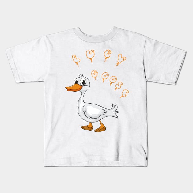 Lucy Goose Kids T-Shirt by terbeest
